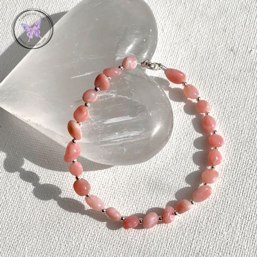 Pink Opal Nugget Bracelet